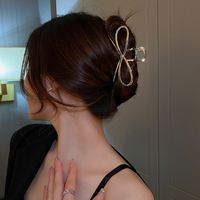 Fashion Bow Knot Alloy Hair Claws 1 Piece main image 3