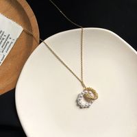 Mode Schmetterling Legierung Überzug Inlay Künstlicher Diamant Frau Halskette Mit Anhänger 1 Stück sku image 9