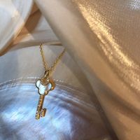 Mode Schmetterling Legierung Überzug Inlay Künstlicher Diamant Frau Halskette Mit Anhänger 1 Stück sku image 41