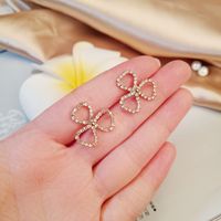 Simple Style Geometric Rhinestone Artificial Gemstones Earrings 1 Pair sku image 31