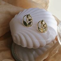 Simple Style Geometric Rhinestone Artificial Gemstones Earrings 1 Pair sku image 11