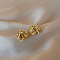 Simple Style Geometric Rhinestone Artificial Gemstones Earrings 1 Pair sku image 21