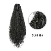 Women's Fashion Brown Gold Black Holiday High Temperature Wire Long Curly Hair Wigs sku image 5