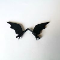 Gothic Bat Cloth Hair Clip 2 Pieces main image 5