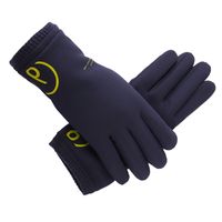 Men's Simple Style Letter Polyester Gloves main image 3