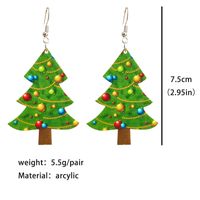 Cute Christmas Tree Gingerbread Arylic Women's Earrings 1 Pair main image 5