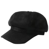 Women's Fashion Solid Color Flat Eaves Beret Hat main image 5