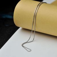 Fashion Geometric Titanium Steel Chain Necklace sku image 10