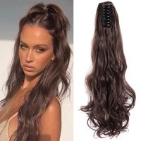 Women's Fashion Multicolor Brown Black Party High Temperature Wire Long Curly Hair Wigs main image 1