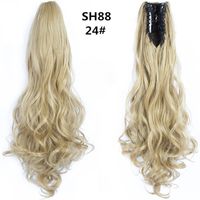 Women's Fashion Multicolor Brown Black Party High Temperature Wire Long Curly Hair Wigs sku image 5