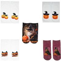 Women's Cute Pumpkin Polyester Cotton Printing Ankle Socks main image 5