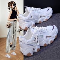 Women's Fashion Color Block Round Toe Sports Shoes main image 2