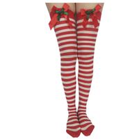 Women's Sweet Stripe Solid Color Polyester Rib-knit Over The Knee Socks 2 Pieces sku image 5