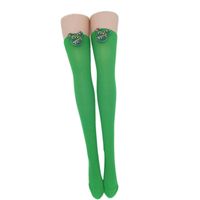 Women's Sweet Stripe Solid Color Polyester Rib-knit Over The Knee Socks 2 Pieces sku image 21