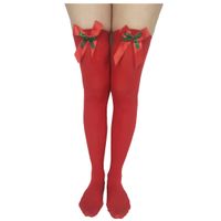 Women's Sweet Stripe Solid Color Polyester Rib-knit Over The Knee Socks 2 Pieces sku image 10
