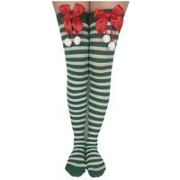Women's Sweet Stripe Solid Color Polyester Rib-knit Over The Knee Socks 2 Pieces sku image 11