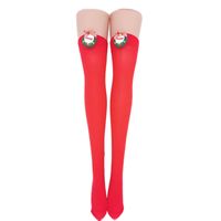 Women's Sweet Stripe Solid Color Polyester Rib-knit Over The Knee Socks 2 Pieces sku image 19