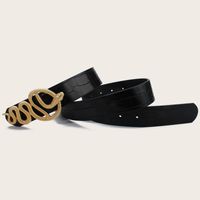 Fashion Snake Pu Leather Women's Leather Belts 1 Piece main image 3