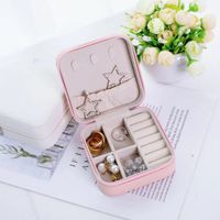Simple Style Solid Color Flannel Jewelry Boxes 1 Piece main image 5