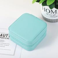 Simple Style Solid Color Flannel Jewelry Boxes 1 Piece sku image 4