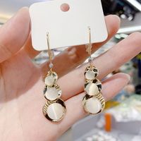 Fashion Geometric Heart Shape Alloy Plating Rhinestones Women's Drop Earrings 1 Pair sku image 9