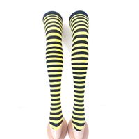 Stripe Solid Color Breathable Stockings sku image 7