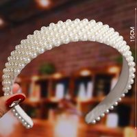 Style Simple Géométrique Métal Placage Perles Artificielles Bande De Cheveux 1 Pièce sku image 44