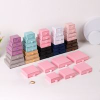 Drawer Ornament Packaging Paper Box Spot Factory Wholesale Jewelry Box Bracelet Box Earrings Pendant Storage Box main image 2