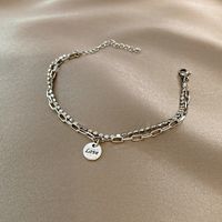 Fashion Heart Shape Copper Beaded Zircon Bracelets 1 Piece sku image 7