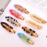 Fashion Water Droplets Plastic Stoving Varnish Hair Clip 1 Piece main image 3
