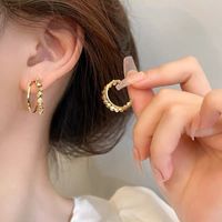 Simple Style Geometric Alloy Gold Plated Women's Earrings 1 Pair sku image 30