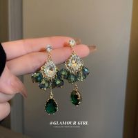 Simple Style Geometric Alloy Artificial Gemstones Women's Earrings 1 Pair sku image 66