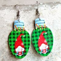 Cute Christmas Tree Gingerbread Arylic Women's Earrings 1 Pair sku image 1