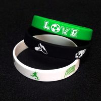 Cute Letter Football Silica Gel Unisex Bangle 1 Piece main image 1