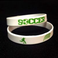 Cute Letter Football Silica Gel Unisex Bangle 1 Piece main image 4