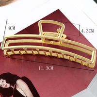 Fashion Heart Shape Metal Plating Hair Claws 1 Piece sku image 23