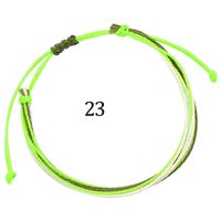 Bohemian Colorful Rope Women's Bracelets 1 Piece sku image 24