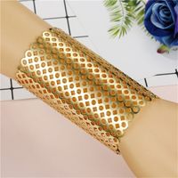 Fashion Solid Color Alloy Hollow Out Women's Bangle 1 Piece main image 3