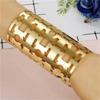Fashion Solid Color Alloy Hollow Out Women's Bangle 1 Piece main image 5