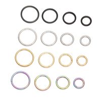 Simple Style Circle Stainless Steel Plating Nose Ring sku image 5