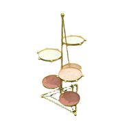 Fashion Geometric Solid Color Flannel Metal Jewelry Rack 1 Piece main image 6