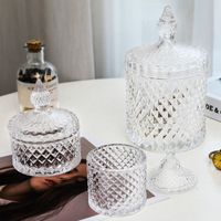 Crystal Glass Transparent With Lid Creative Storage Jar main image 2