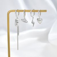 Fashion Geometric Copper Plating Earrings 2 Pairs main image 4
