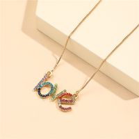 Mode Amour Alliage Incruster Strass Enfants Collier main image 2