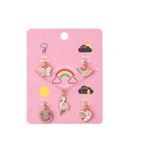 Cute Animal Alloy Enamel Rhinestones Girl's Necklace main image 1