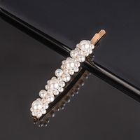 Lady Flower Bow Knot Artificial Pearl Hair Clip sku image 19