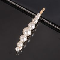 Lady Flower Bow Knot Artificial Pearl Hair Clip sku image 3