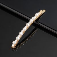 Lady Flower Bow Knot Artificial Pearl Hair Clip sku image 11