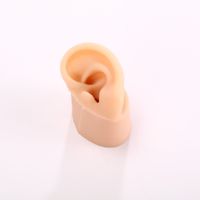 Silicone Simulation Fake Ear Facial Features Teaching Practice Props Nose Mouth Navel Stud Ring Accessories Display Stand Model sku image 18