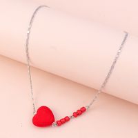 Fashion Heart Shape Beaded Alloy Women's Waist Chain 1 Piece main image 3